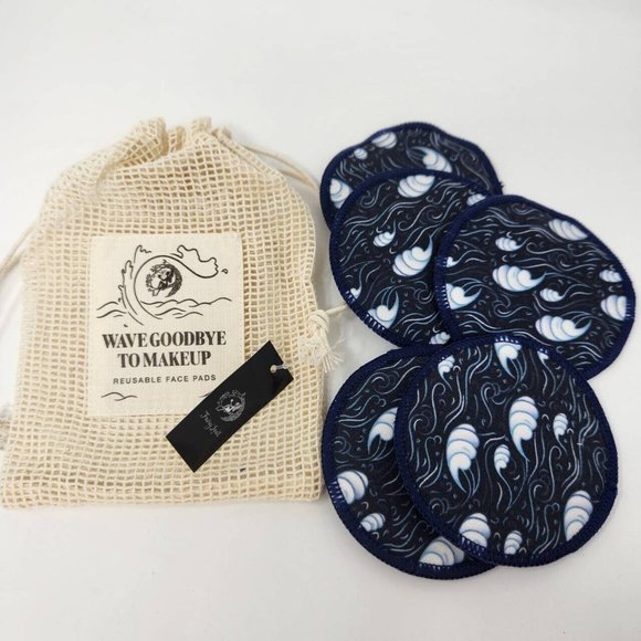 Fairyloot Nautical Theme Makeup Remover Pads, Wave Goodbye To Makeup, Reusable - Picture 4 of 6